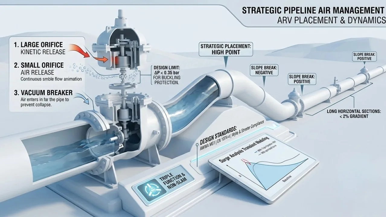 Air Valves as Pipeline Safety Guards