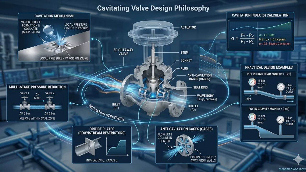 Managing Cavitation in PRVs and FCVs