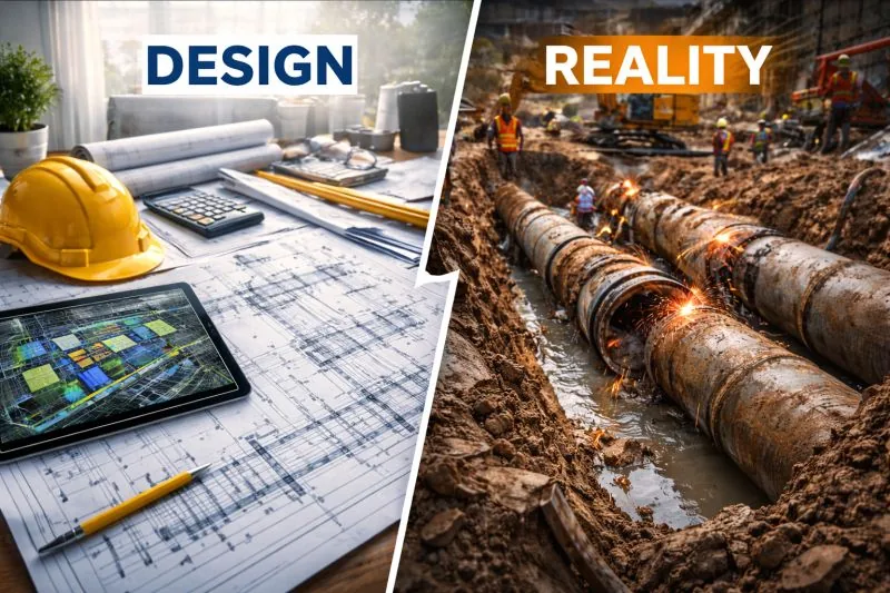 The Gap Between Engineering Design and Field Reality