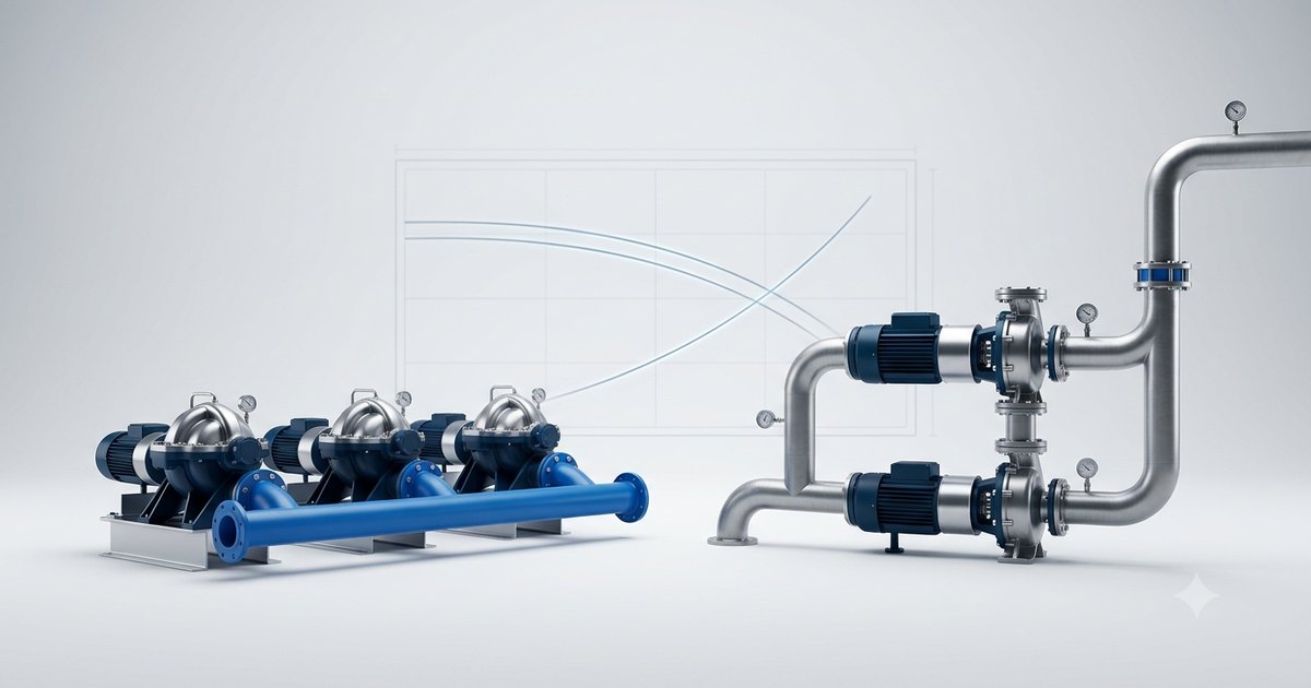 Parallel & Series Pump Operation and Staging — Mohamed Abokhatwa