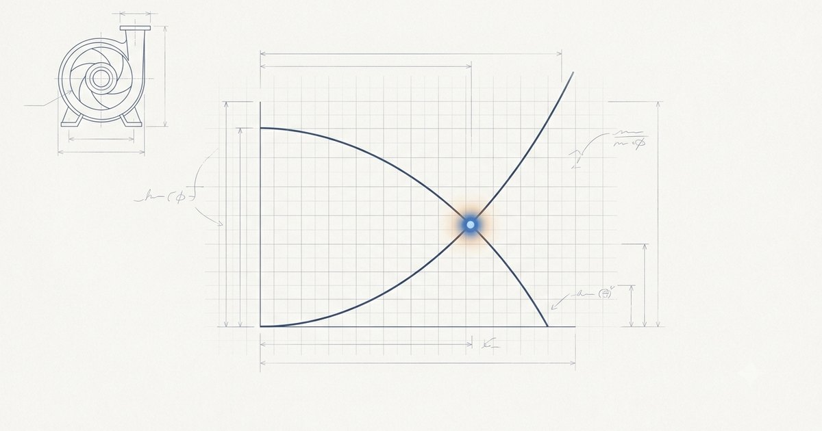 The System Head Curve & the Operating Point — Mohamed Abokhatwa